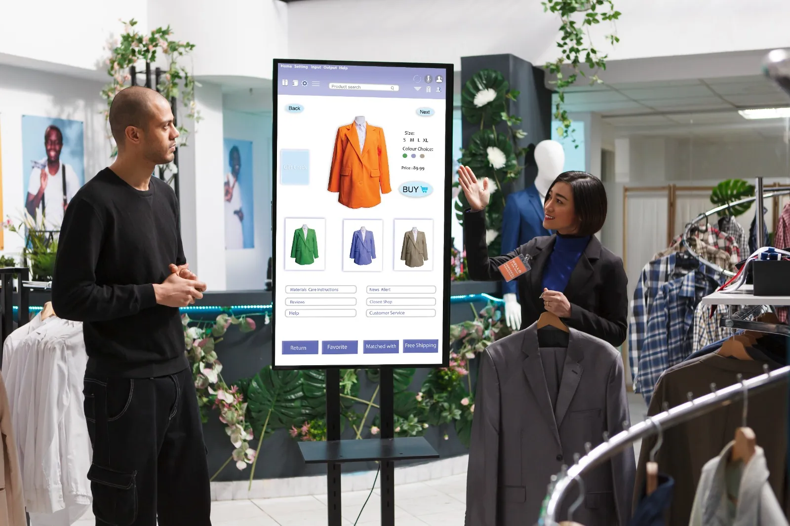 4K Interactive Touch Screen Display for Classrooms and Meeting Rooms in UAE